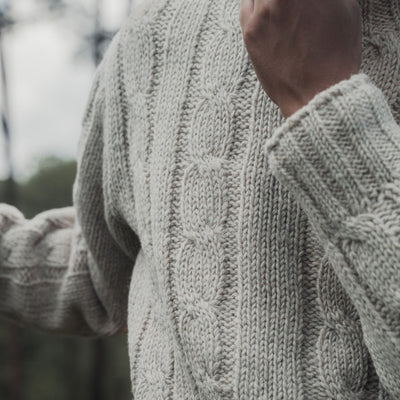 Sweater Cable Knit Cream