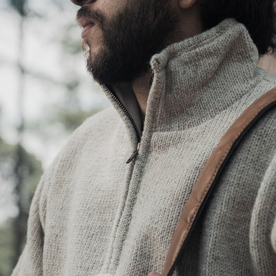 Sweater Half Zip Cream