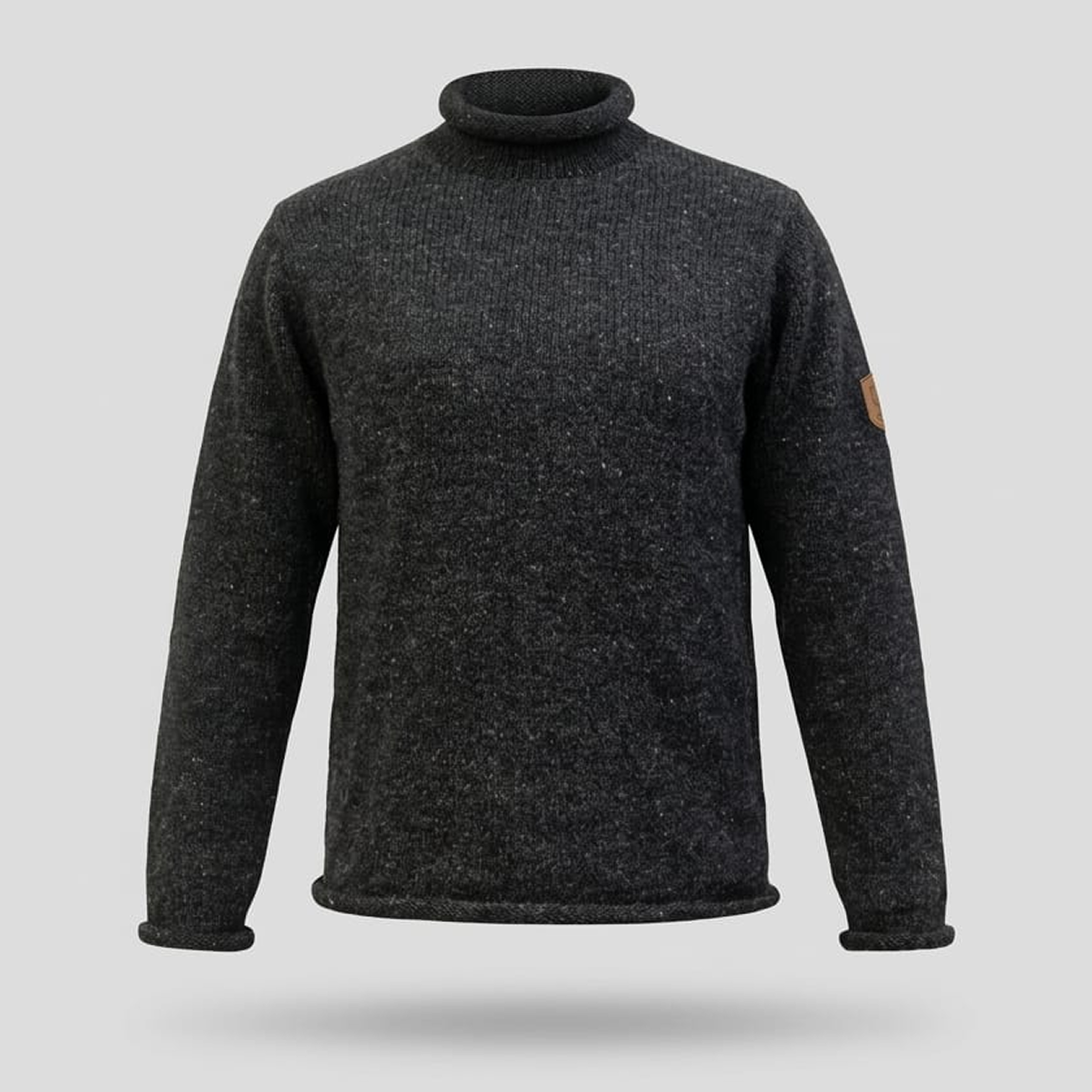 Sweater Roll Neck Charcoal Grey