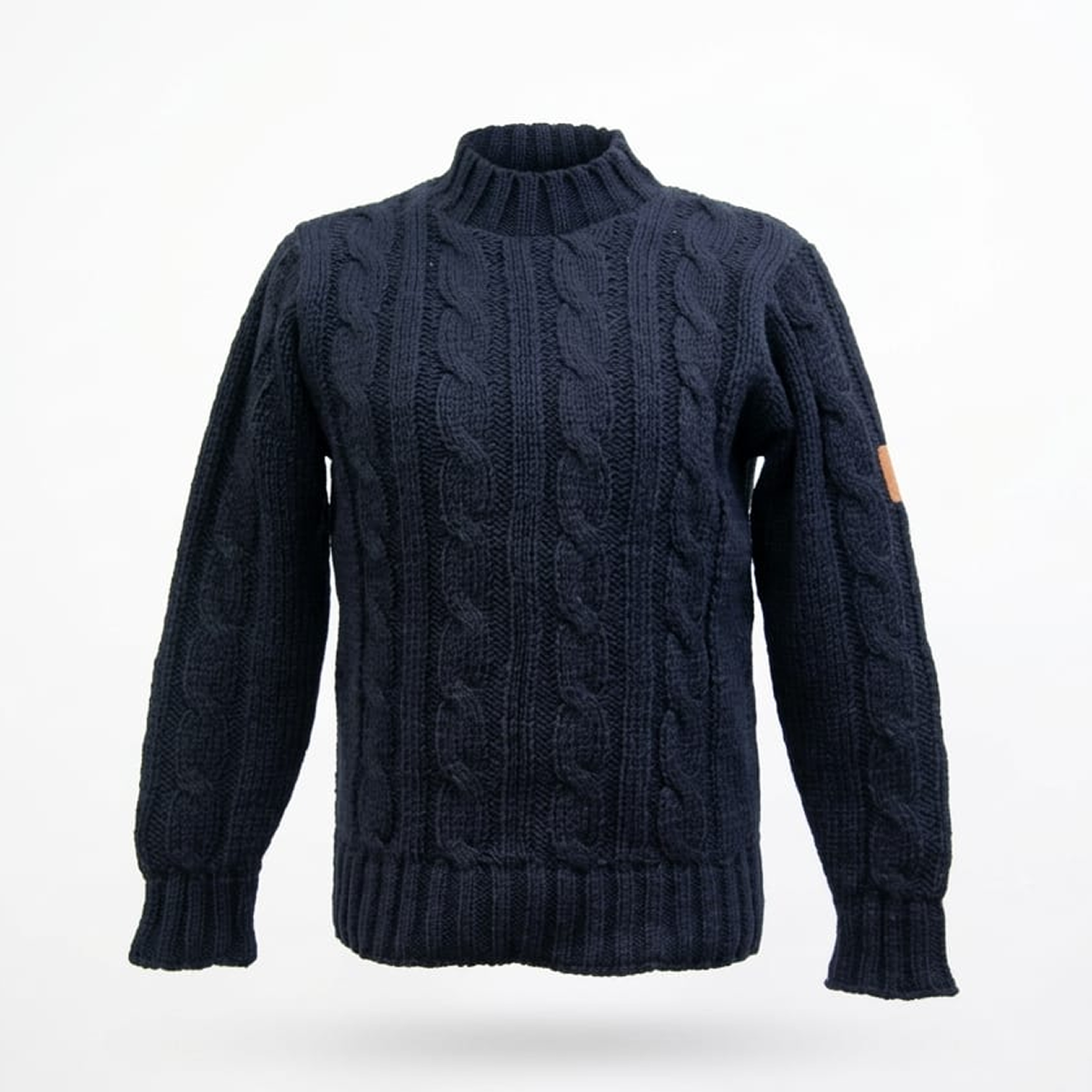 Sweater Cable Knit Navy Blue