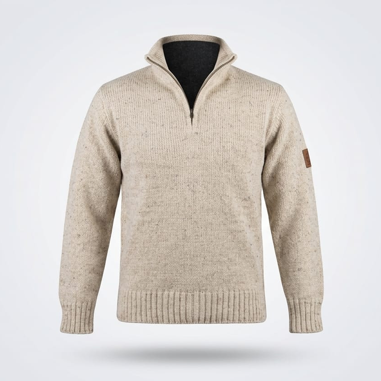 Sweater Half Zip Cream